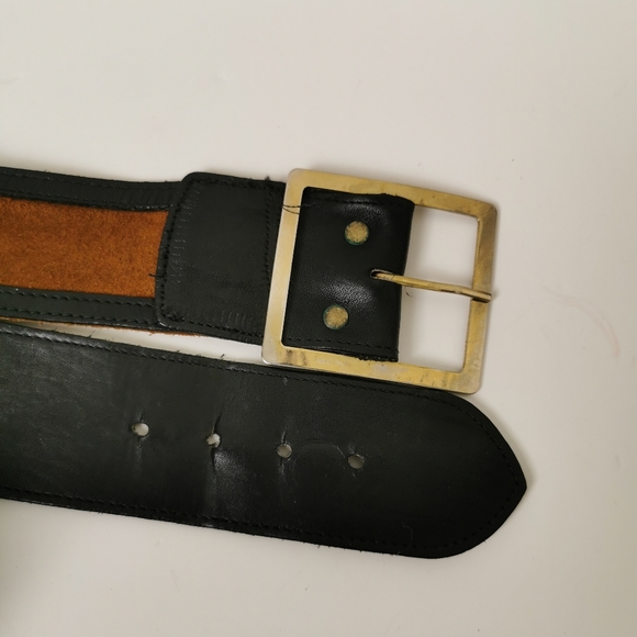Vintage two tone suede belt - Picture 3 of 6
